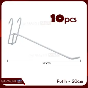 Cantolan Ram Besi 20 cm Hook Display Aksesoris 10 pcs