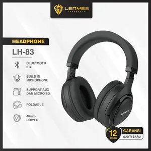 LENYES LH83 Headset Wireless Bluetooth 5.3 Headphone Heavy Bass Hifi Stereo Headset With Mic