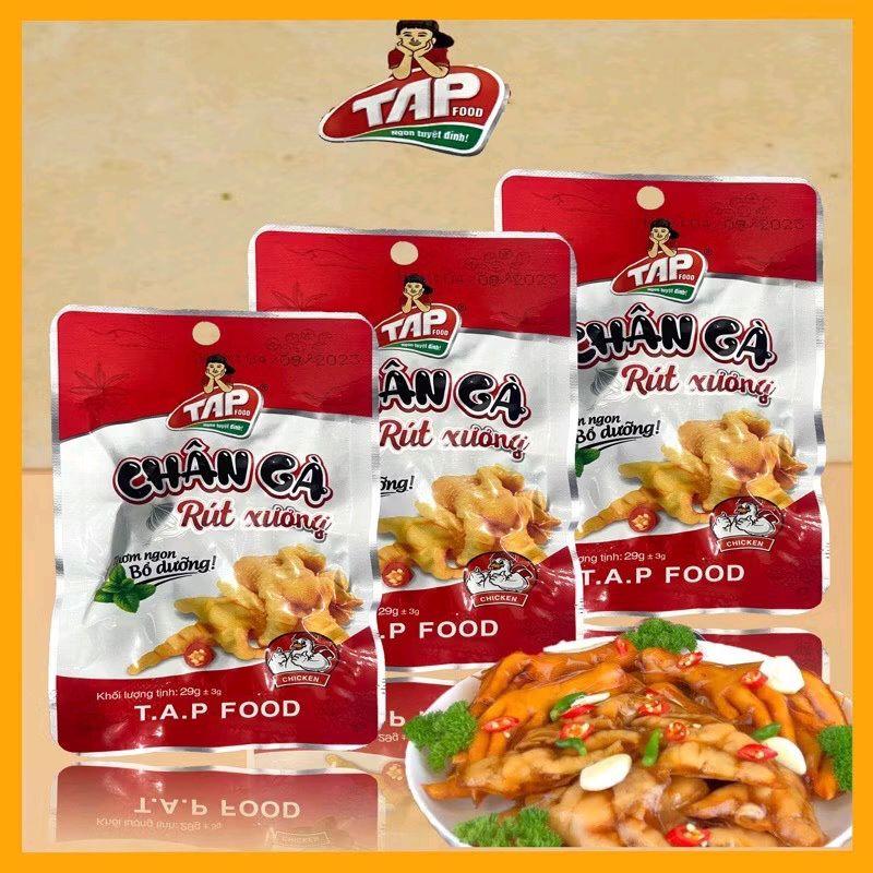  Combo 20 bịch tặng muối hảo hảo  Chân gà rút xương Tap food chân gà đôi chuẩn Việt Nam Chân gà rút tổng nhận 20 bịch Mỗi túi X2 