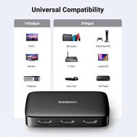 Gambar UGREEN HDMI Switch 3 In 1 Out Switcher Splitter 4K 30Hz HD Resolution 3D Display - 80125 dari GGSTORESBY Kota Surabaya 2 Tokopedia