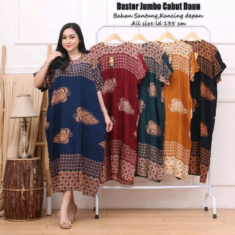 paket hemat cuma 100 ribuan aja udah dapat 3 pcs daster jumbo 6