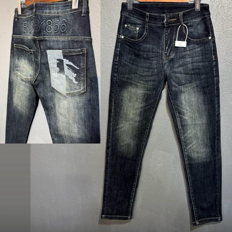 quần jean nam xanh đậm xanh đen ống 15-18cm hoạ tiết ngựa ss 2025 chất co giãn cực đẹp freeship Menswear