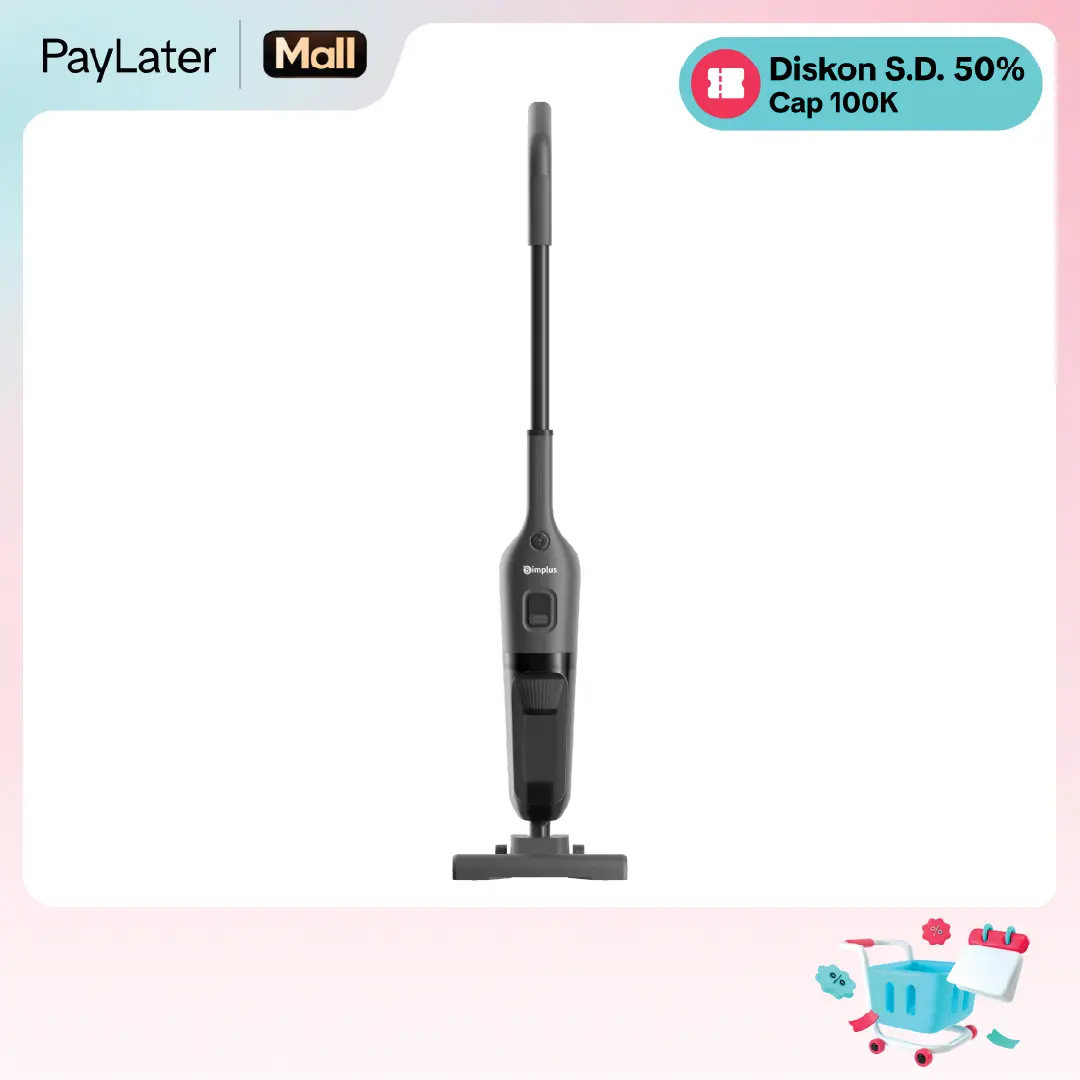 【Produk Baru】Simplus Vacuum Cleaner 19KPa Low Watt 600W Daya Hisap Kuat Mode Ganda Dorong & Genggam Ultra Ringan 1,4kg XCQH021