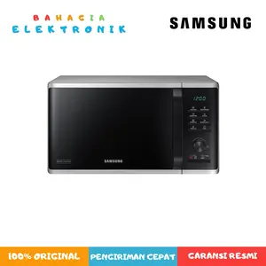 Samsung Microwave MS23K3515AS Solo, Quick Defrost, 23L, 1150W
