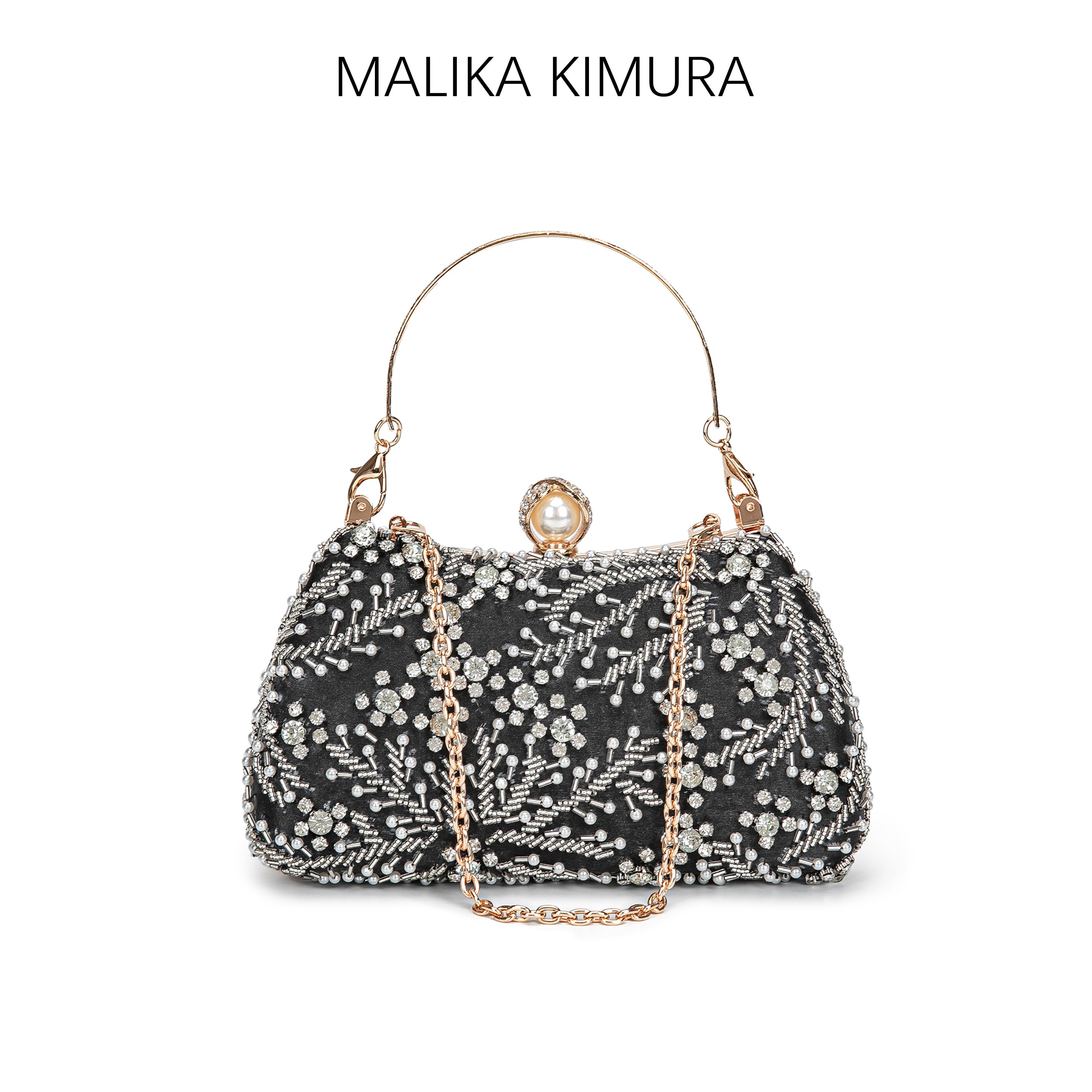 MALIKA KIMURA - Tas tangan rantai wanita / Tas fashion bag / Tas shoulder bag / Tas sling bag wanita / Tas makan malam / Tas perjamuan / Tas pesta / Tas pesta wanita / Clutch bag#821