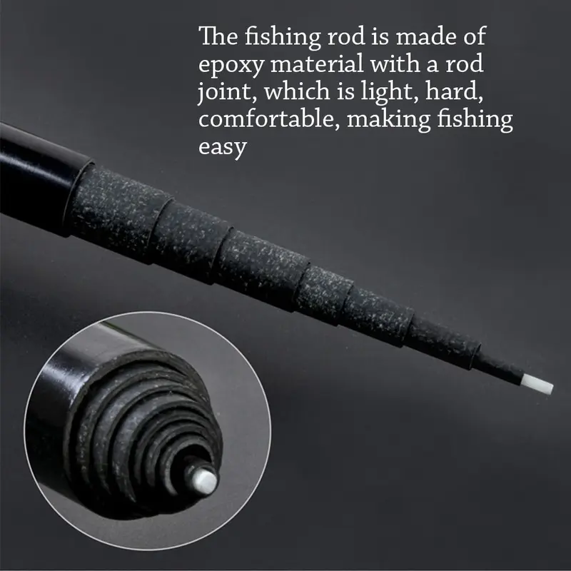 Aquapro Joran Tegek 1.8M-6.3M Kualitas Tinggi Super Ringan Serat Kaca Joran Pancing Portabel Teleskopik Joran Pancing Joran Tegek Alat tongkat Mancing Ikan 6