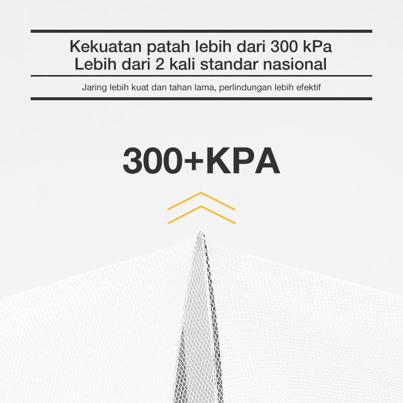 Medoga Kelambu Tidur Polos Anti Jatuh Anti Nyamuk Bayi Anak Dewasa Bedrail Aman 5