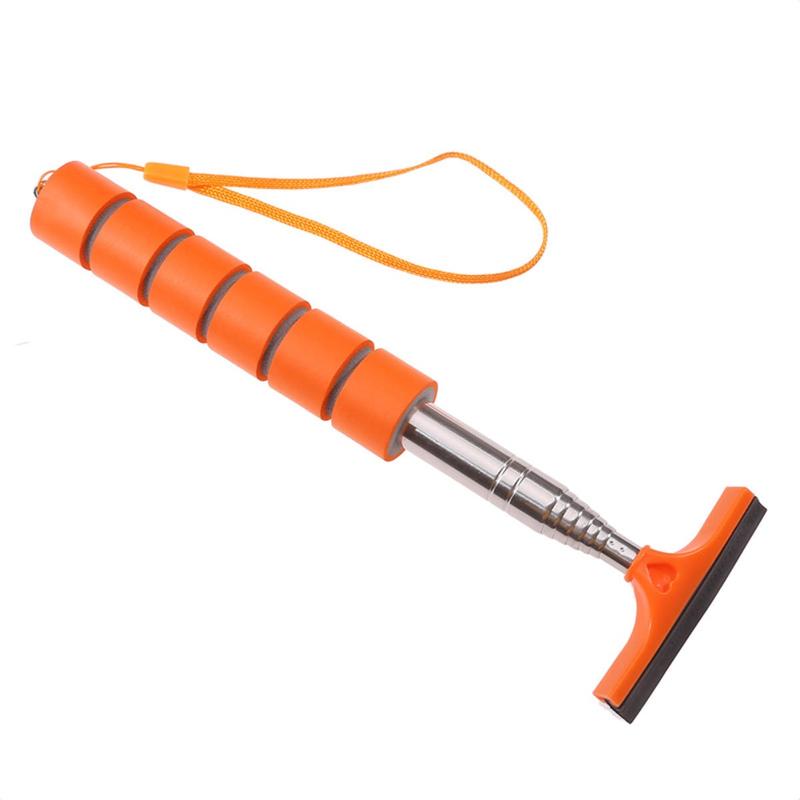 Product Introduction of Car Rearview Mirror Wiper Stainless Steel Telescopic Retractable Layered Brush Head Window Wash Cleaning Brush Handheld Wiper 10