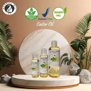 Castor Oil 100% Pure Organic Cosmetic Grade - Body Care - Facial Care - Hair Growth Oil.