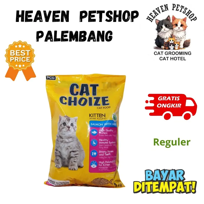 Pilihan Makanan Kucing Cat Choize Berkualitas Tinggi 0