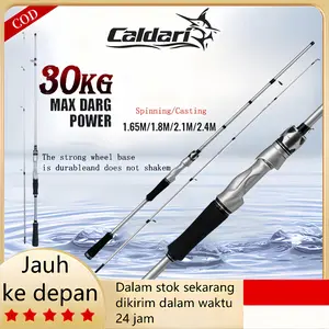 [Ready Stock Indonesia] 2024 DAIWA Ultimate Fishing Rod - M Power Portable Baitcasting, Jigging, Spinning & Casting Joran Pancing Profesional dengan Daya Tarik Maksimal 30KG, Harga Terjangkau, Cocok untuk Berbagai Kegiatan Memancing Alat Umpan