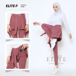 ELITE -  Legging Skirt Luxury Rope | Premium Legging Skirt 2 in 1| Legging Rok Ikat Wanita