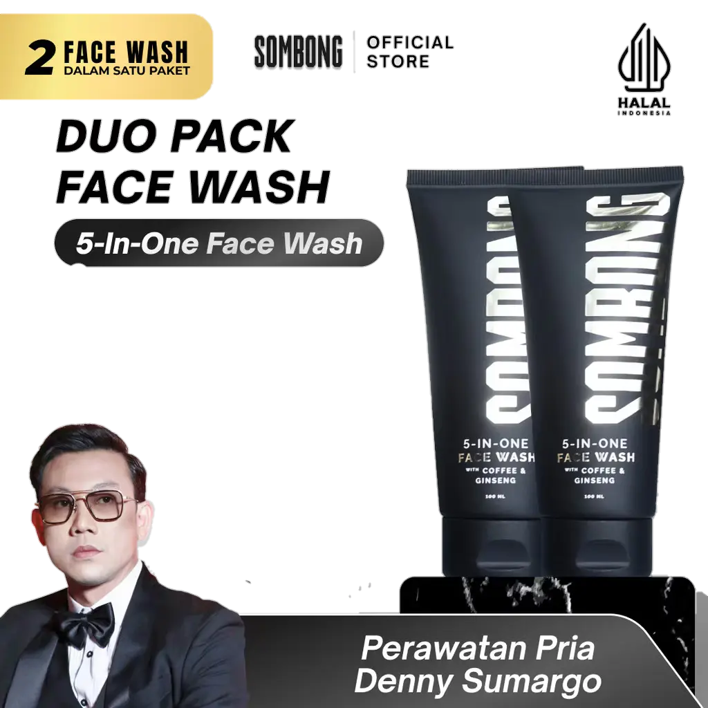 2 FACE WASH SOMBONG