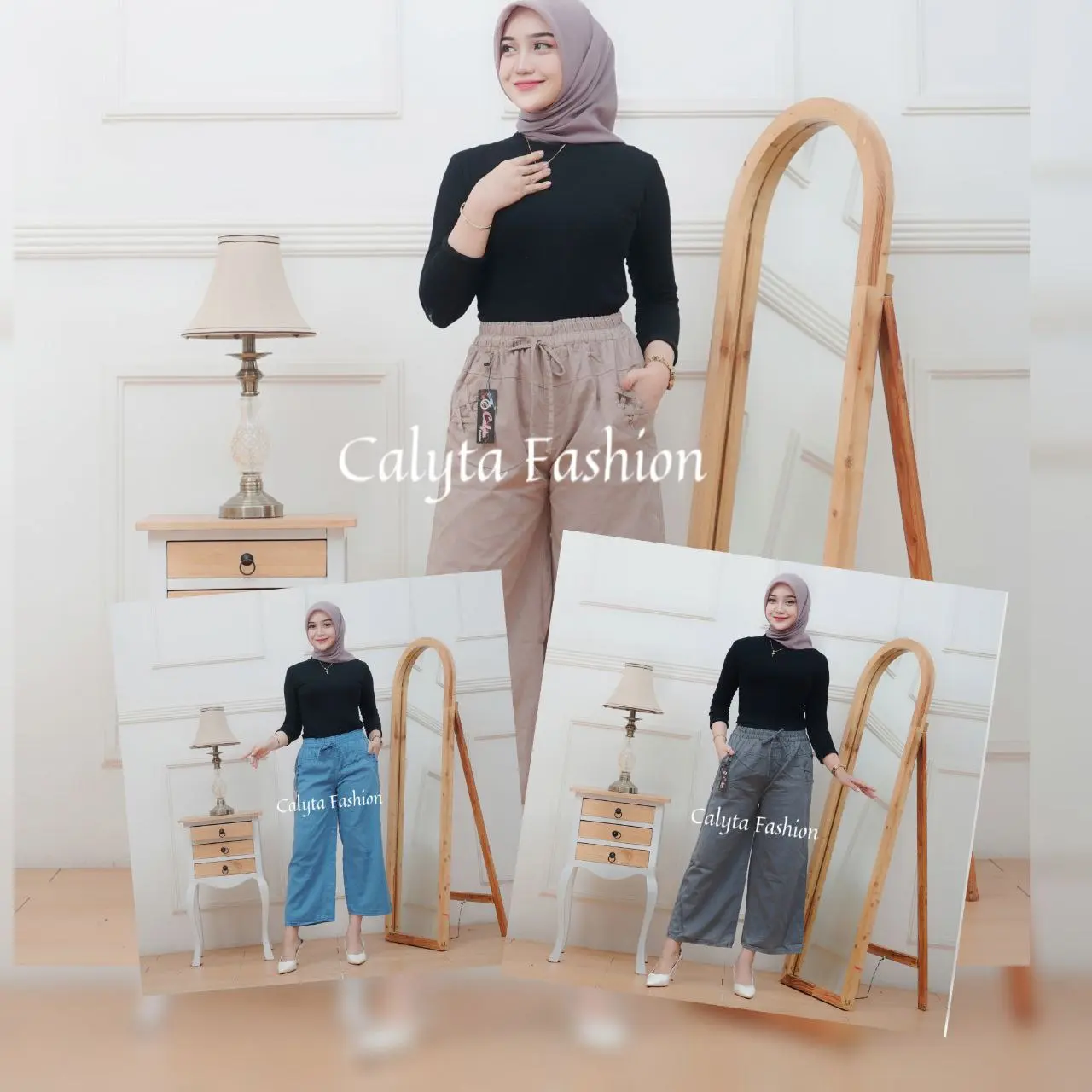 Kulot 3 Warna Ukuran Jumbo