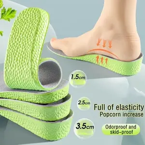 Bangni Insole Sepatu Antibakteri Atau Anti Bau Untuk Pria Dan Wanita Sol Sepatu Olahraga Sol 1.5CM-3.5CM alas kaki higher carbon plate Shoe