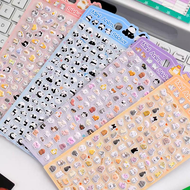 [CHÍNH HÃNG] Sticker Nổi 3D Cute, Chất Liệu Nhựa PVC Phù Hợp DIY, Trang Trí Sổ Tay, Điện Thoại, Nón Bảo Hiểm, Dán Móng Tay