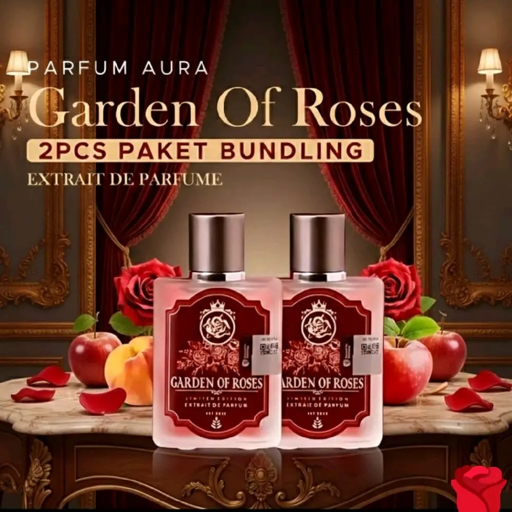 BUDLING 2 PCS Parfum Garden Of Rose