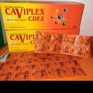 Caviplex CDEZ Multivitamin Box 100 Kaplet untuk Kesehatan Tubuh
