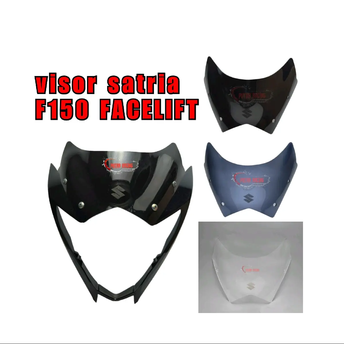 visor satria F150 facelift, visor satria FU, visor satria F facelift