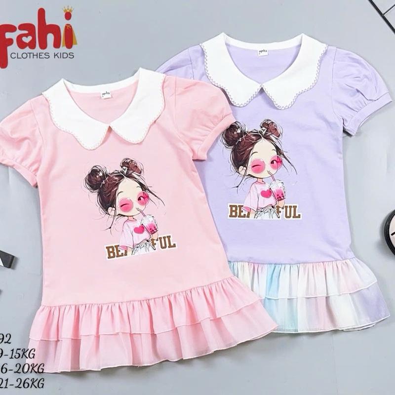 Váy xuông Cotton xinh xắn cho bé gái từ  (12-28kg ) 8
