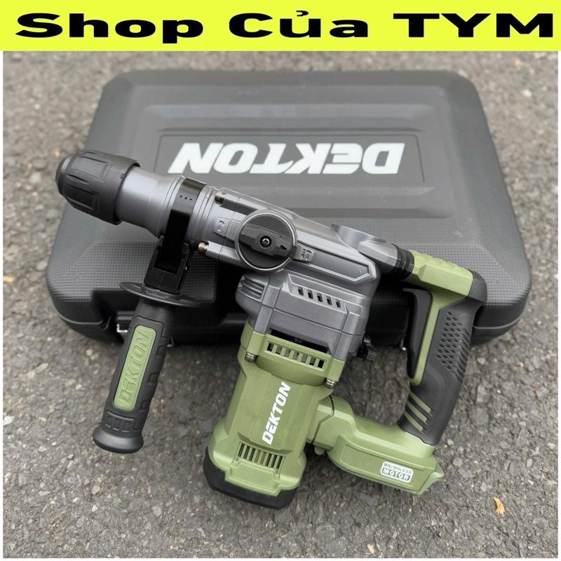Máy khoan đục pin / 4.5J  / DEKTON M21-RH2803XAVT (Xanh Olive) / motor brushless / chính hãng / CHƯA KÈM PIN SẠC