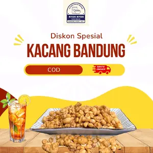 Kacang Bandung Premium - Renyah, Gurih, dan Nikmat untuk Cemilan Sehari-hari Food Snack Kering Makanan Masakan Keripik