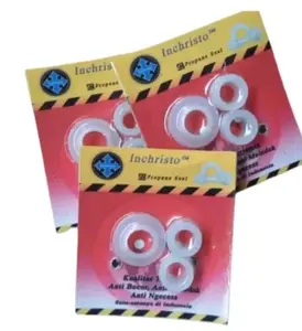 Incristo karet seal pengaman Regulator dan Lpg 3kg 5,5kg 12kg anti bocor