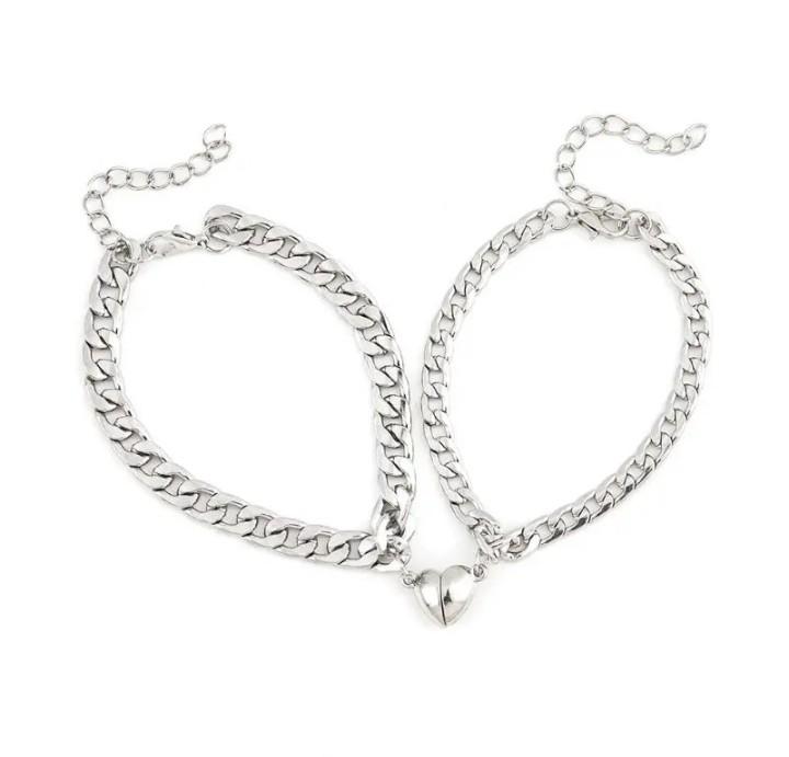 Product Introduction of Bracelets Titanium Sisik Naga Couple Tahan Karat Terlaris dengan Magnet Desain Gelang 6