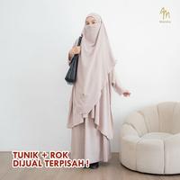 Gambar Maslaha Niqab | (ZHAFIRA SERIES) - Zhafira Long French Khimar | Long FK Instant Umroh Shamira Stretch | Free Cadar Tali - Hitam dari Maslahaniqab Kab. Bandung 3 Tokopedia