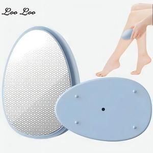 脱毛器 擦るだけ『業界注目！痛くない次世代モデル』 無痛脱毛器 角質除去 ナノガラス 物理脱毛 手のひらサイズ 軽量 男女兼用 操作簡単 痛みゼロ 初心者向け 家庭用 自宅 出張 旅行 ギフトにも最適