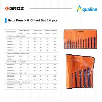 Gambar Set Pahat Besi Punch 14 Pcs Groz KIT/14/ST 33001 - Chisel Set Alat Bongkar Bengkel Industri dari iCan Indonesia Kota Denpasar 5 Tokopedia