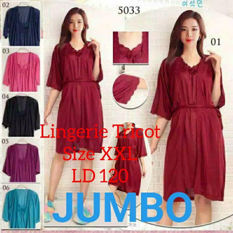 AFFSHOP Kimono Lingerie 2-1 Size Jumbo XXL Luar Dalam 0