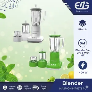 Maspion Blender MT 1273 PL 3 in 1 Blender Plastik MT1273PL