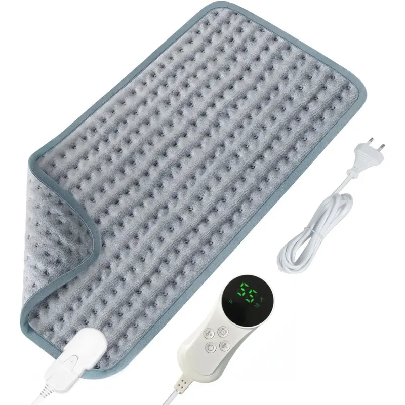 【COD】30x60cm Bantal Panas terapi kesehatan Alat Terapi bantal listrik panas terapi elektrikukuran besar 10-Level Fast Heat Mat Relief Pain 2