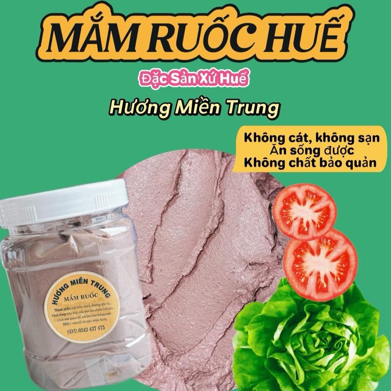 1kg Mắm Ruốc Huế_Ăn Sống Được_không cát không sạn_foood