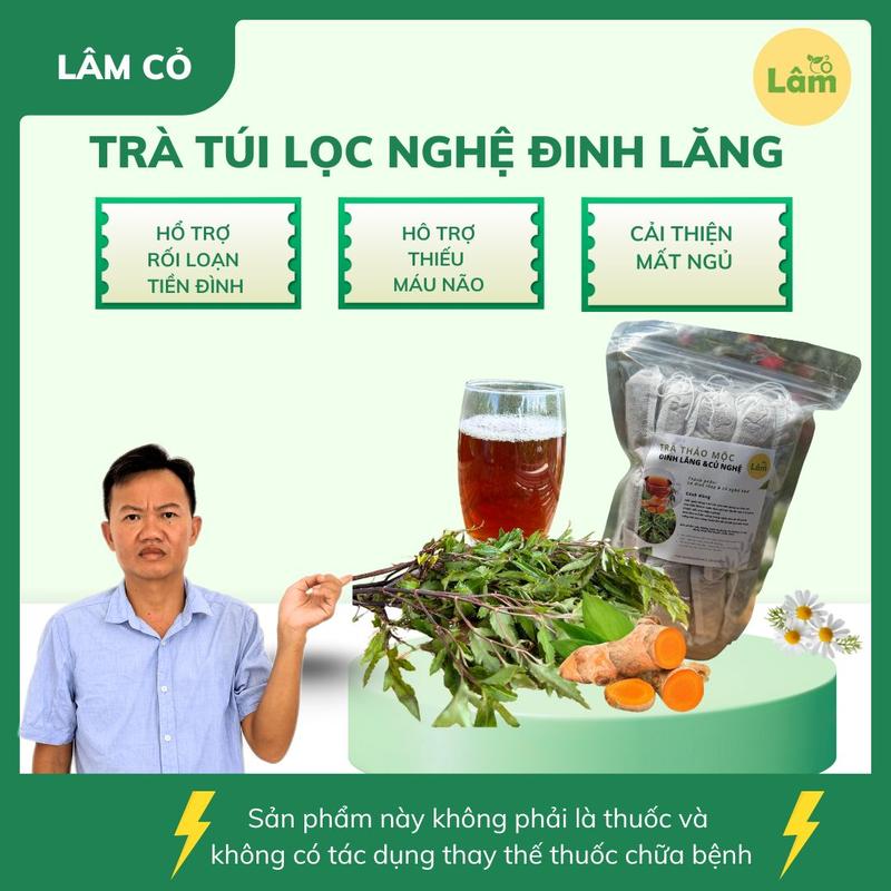 COMBO TÚI LỌC TRÀ  TIỀN ĐÌNH ĐINH LĂNG CỦ NGHỆ NL THIÊN NHIÊN