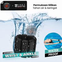 Gambar Ankle wrist adjustable 1KG BM-E610/AAW/1KG|Weight Pemberat Tangan |Kaki 1KG Gym |Fitness - HITAM dari Ototpro Surabaya Kota Surabaya 4 Tokopedia
