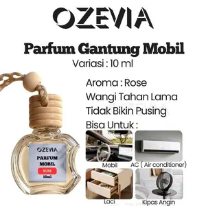 Parfum Mobil / Pengharum Mobil / Pewangi Mobil - Ozevia - Botol Apel - Tahan Lama Anti Mual