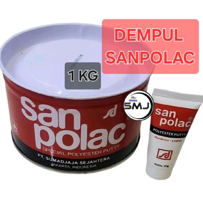 Jual Dempul Sanpolac 1 KG untuk Dempul Mobil Dempul Besi Dempul Plastik ...