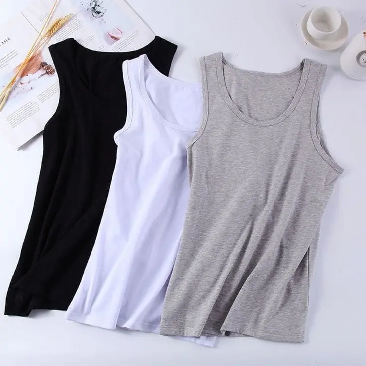 PAKET 5 KAOS SINGLET PRIA DEWASA POLOS BAHAN COTTON KAOS DALAMAN COWOK Katun Oblong manis xl rompi anggun singlet dewasa 4 pcs Hitam Atasan Santai Putih singlet kaos  kutang lekbong 4