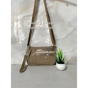 Arliyabag Tas Dompet Selempang 3 Ruang Multifungsi Dengan Desain Fleksibel Dan Nyaman Untuk Sehari-hari
