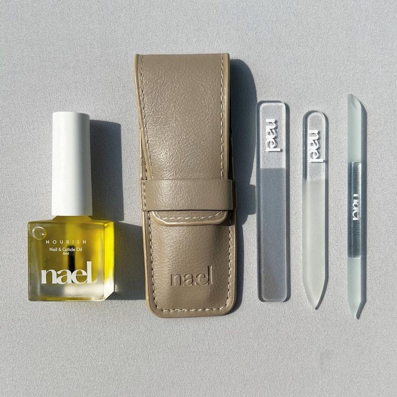 Nael Glass Manicure Kit + Nael Nourish Nail & Cuticle Oil Combo ...
