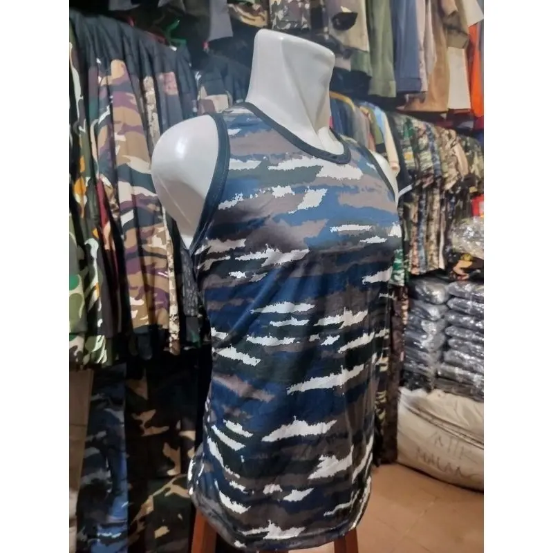 Singlet kri loreng AL / kaos singlet loreng angkatan laut 1