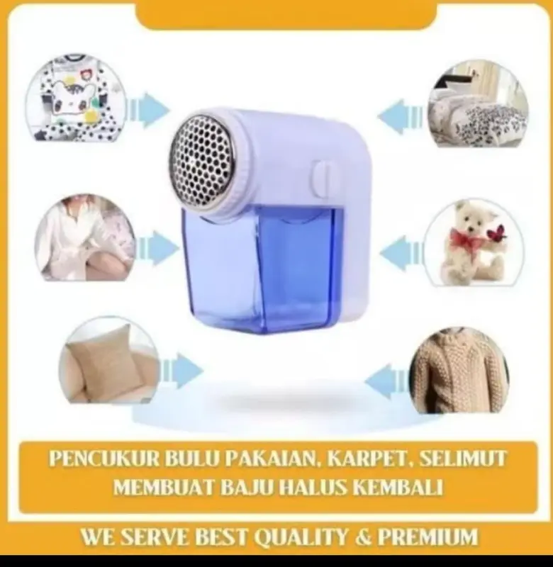 Alat Pencukur Bulu Benang Wool Pakaian Lint Remover Alat Penghilang Bulu Pakaian Electric Pembersih Serat Baju Halus 0