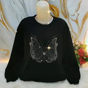 ATASAN SWEATER KUPUKUPU PUTIH Wanita