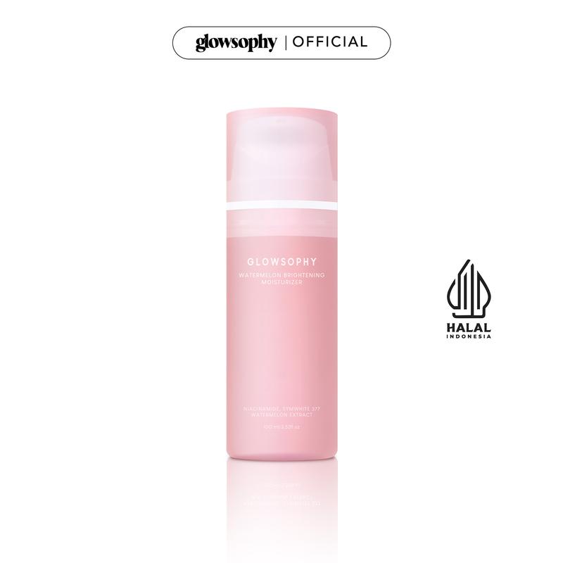 Glowsophy Watermelon Brightening Moisturizer Skin Barrier Niacinamide Gel Day and Night Skincare 100 ml 0