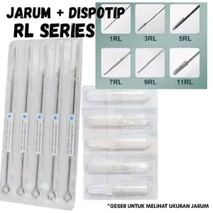 satu sheet jarum coil RL label premium-cocok untuk garis-sepasang coil