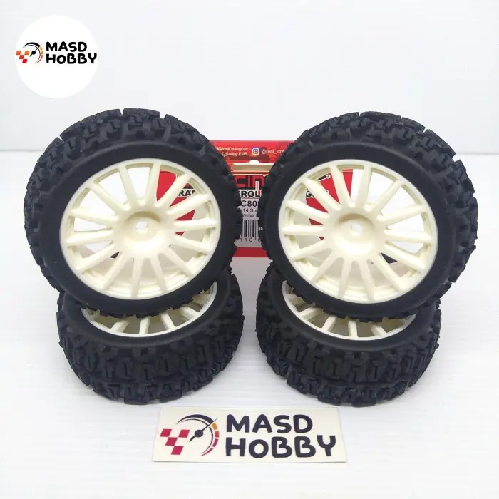 Pelek Velg Rally drift onroad 1/10 RC HSP, Tamiya WLToys, LC Racing 4