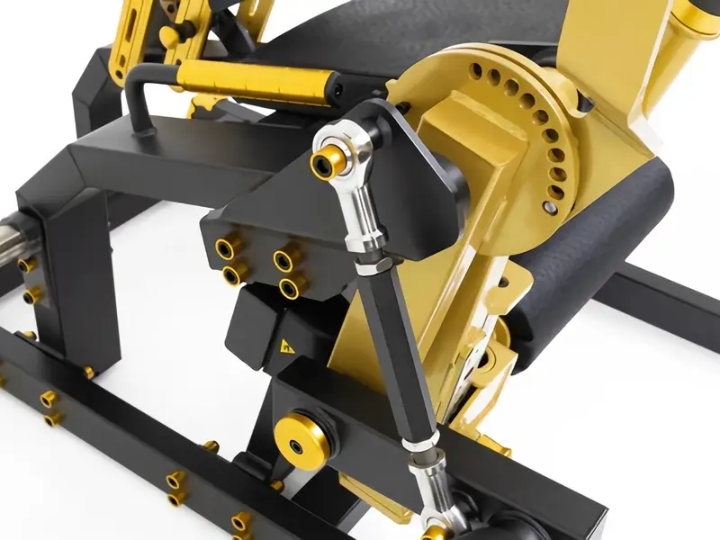 NQG - New Alat Olahraga Fitness Gym Golden Leg Extension Titan Series DHZ Y961ZA Plate Loaded