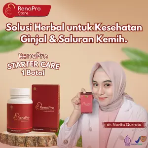 RenaPro Starter Care - Solusi Herbal Alami untuk Batu Ginjal & Saluran Kemih - Mengurangi Nyeri & Anyang-Anyangan - Bahan Andalan: Tempuyung, Keji-beling, Kumis Kucing - Kesehatan Ginjal Optimal